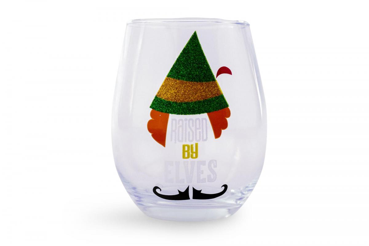 Elf Raised By Elves 20oz Stemless Glass picture