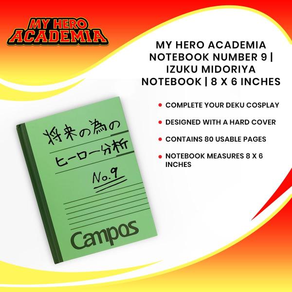 My Hero Academia Exclusive Green #9 Notebook Replica picture