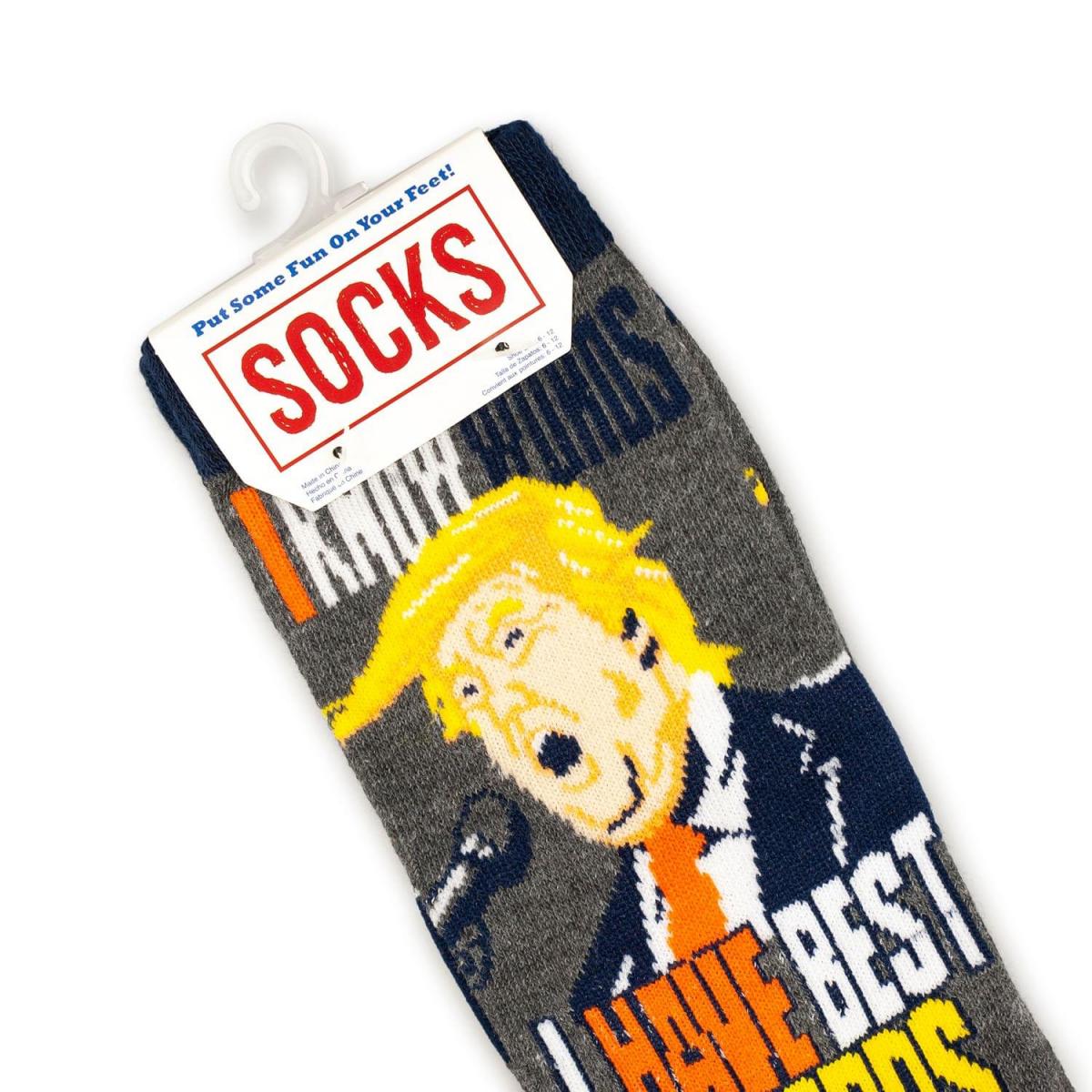 Trump Best Words Crew Sock Exclusive picture