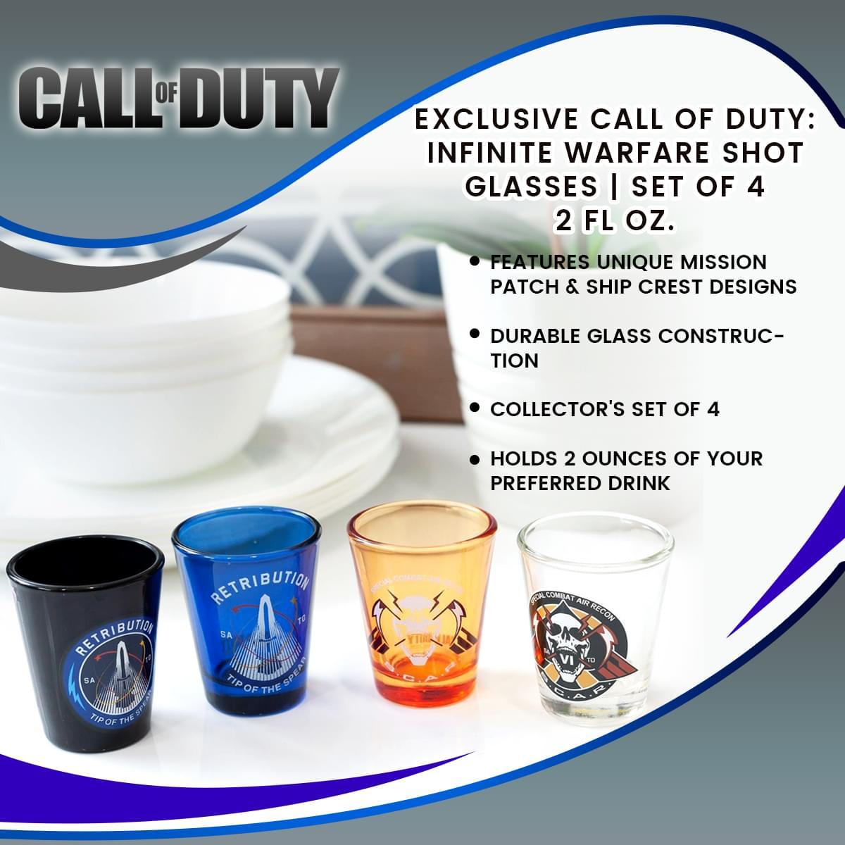Call of Duty: Infinite Warfare Shot Glass 4-Pack picture