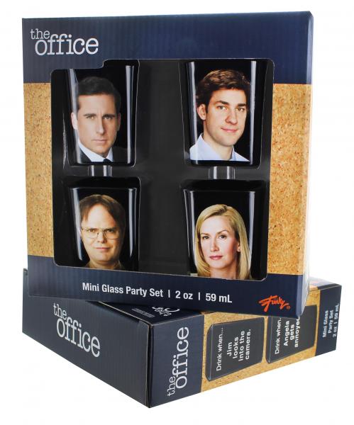 The Office Character Shot Glass Set of 4 picture