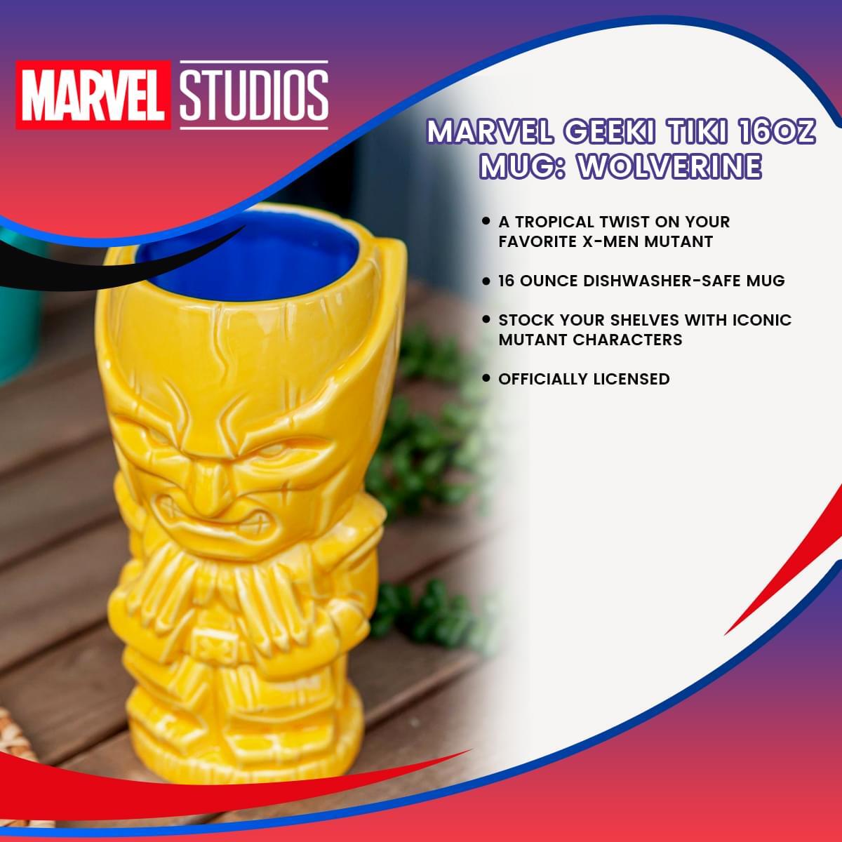 Geeki Tikis Marvel Wolverine Ceramic Mug | Holds 16 Ounces picture
