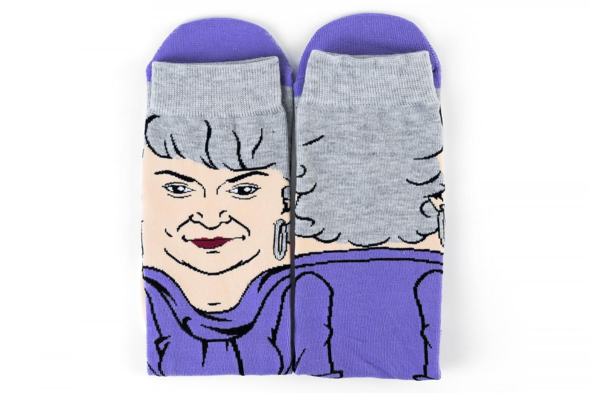 Golden Girls All-Over Graphic Adult Crew Socks | Dorothy picture