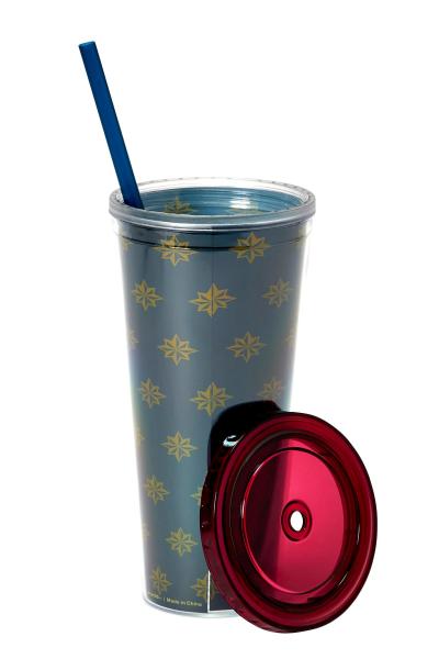 Marvel Captain Marvel Actually I Can 16oz PVC Tumbler picture