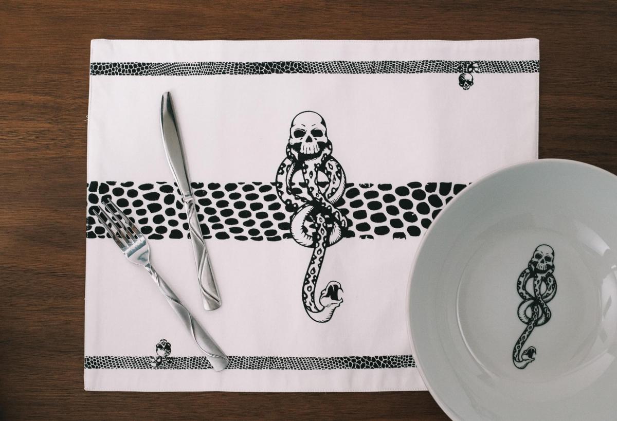 Harry Potter Death Eater 4 Piece Dinner Placemat Set picture
