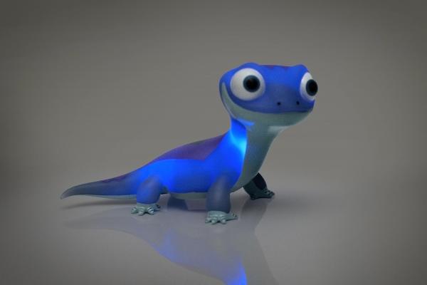 Frozen 2 Color-Changing Bruni Salamander 6 Inch Mood Light picture