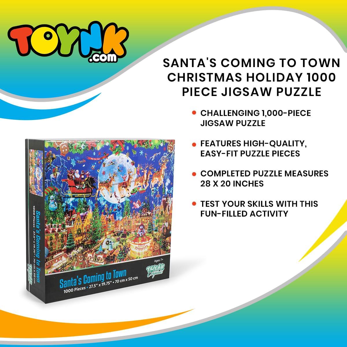 Santa's Coming to Town 1000 Piece Jigsaw Puzzle picture