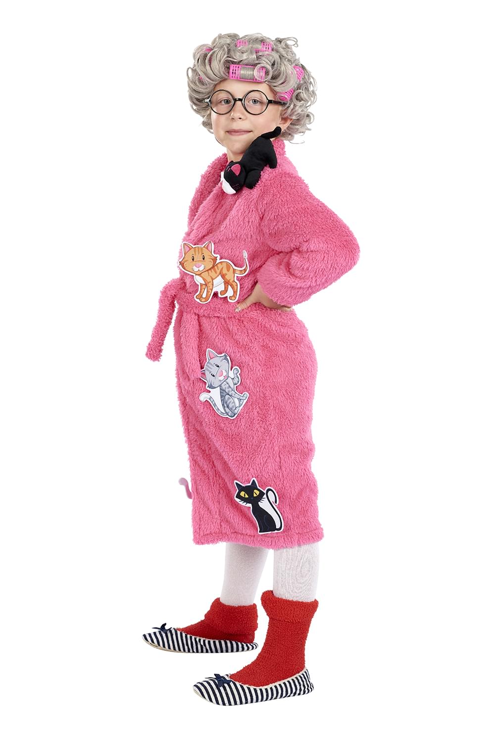 Crazy Cat Lady Child Costume | One Size Fits Up to Size 10 picture