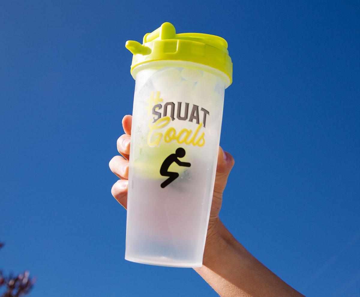#SquatGoals Plastic Shaker Bottle picture