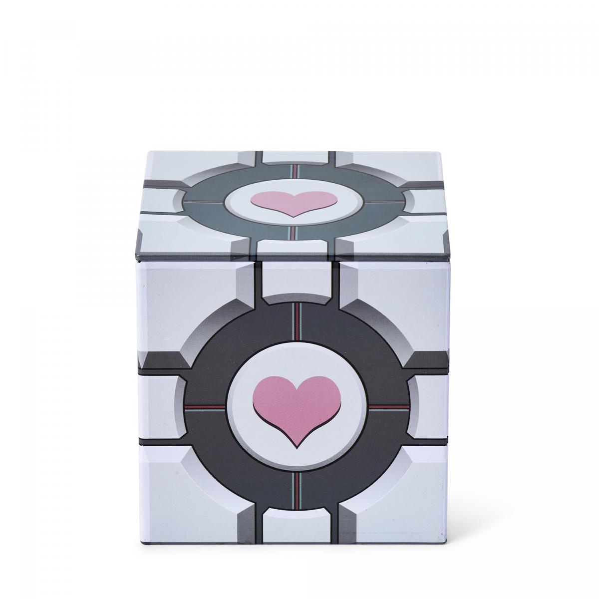 Portal Companion Cube 4 x4 Inch Tin Storage Box picture
