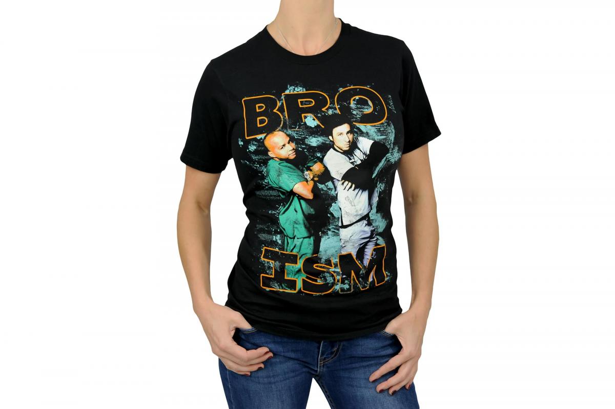 Scrubs Bro-ism Adult Black T-Shirt | X-Large picture