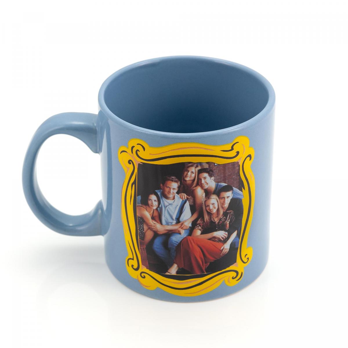 Friends Group In Frame 20oz Blue Ceramic Mug picture
