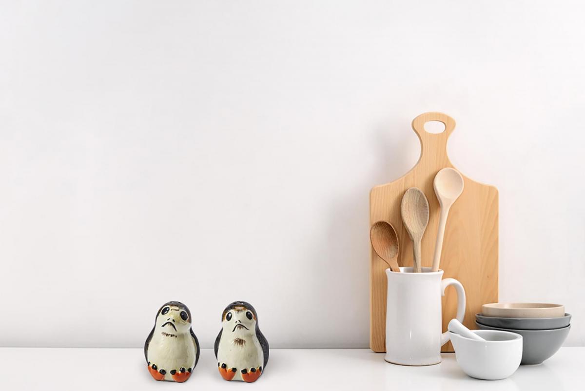 Star Wars Porgs Ceramic Salt & Pepper Shaker Set picture