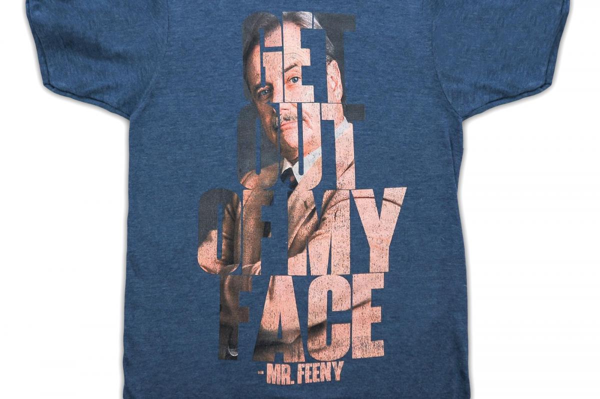 Boy Meets World Get Out Of My Face Adult Blue T-Shirt picture