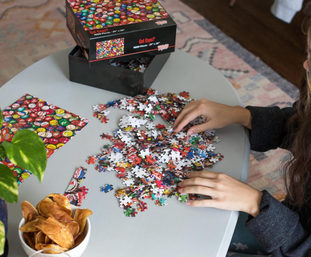 Got Caps? 1000 Piece Jigsaw Puzzle picture