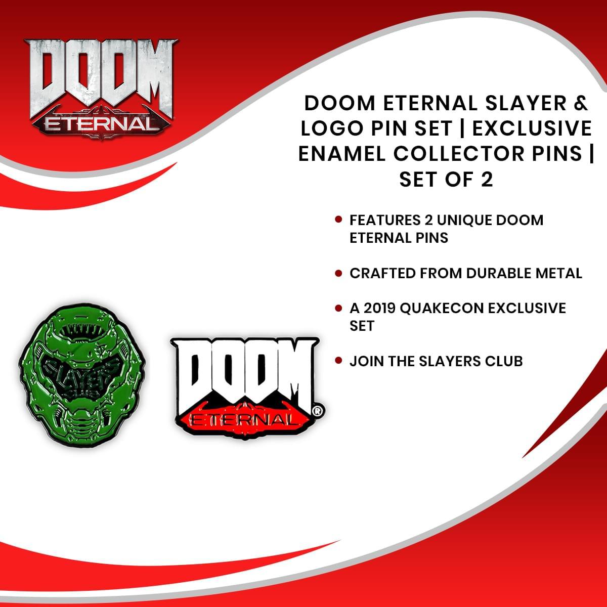 DOOM Eternal Exclusive Enamel Collector Pin Set picture