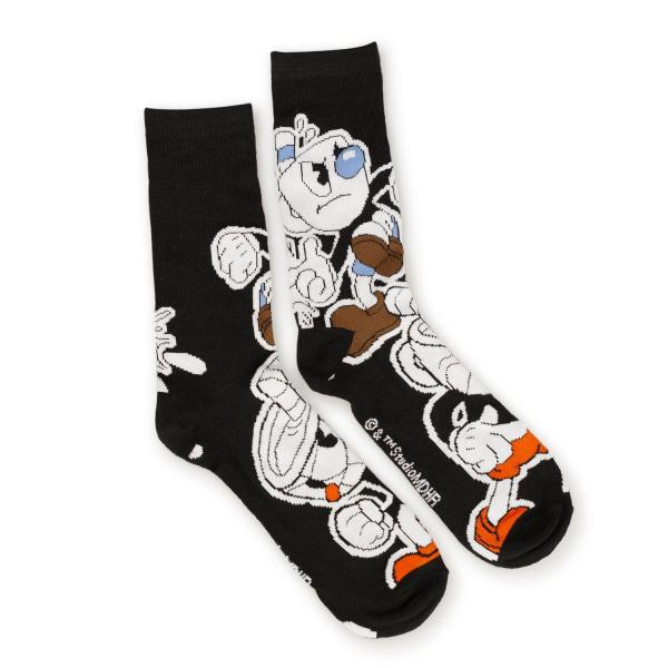 Cuphead Bang Bang Cuphead & Mugman Men's Crew Socks