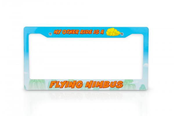 DBZ My Other Ride Is A Flying Nimbus License Plate Frame