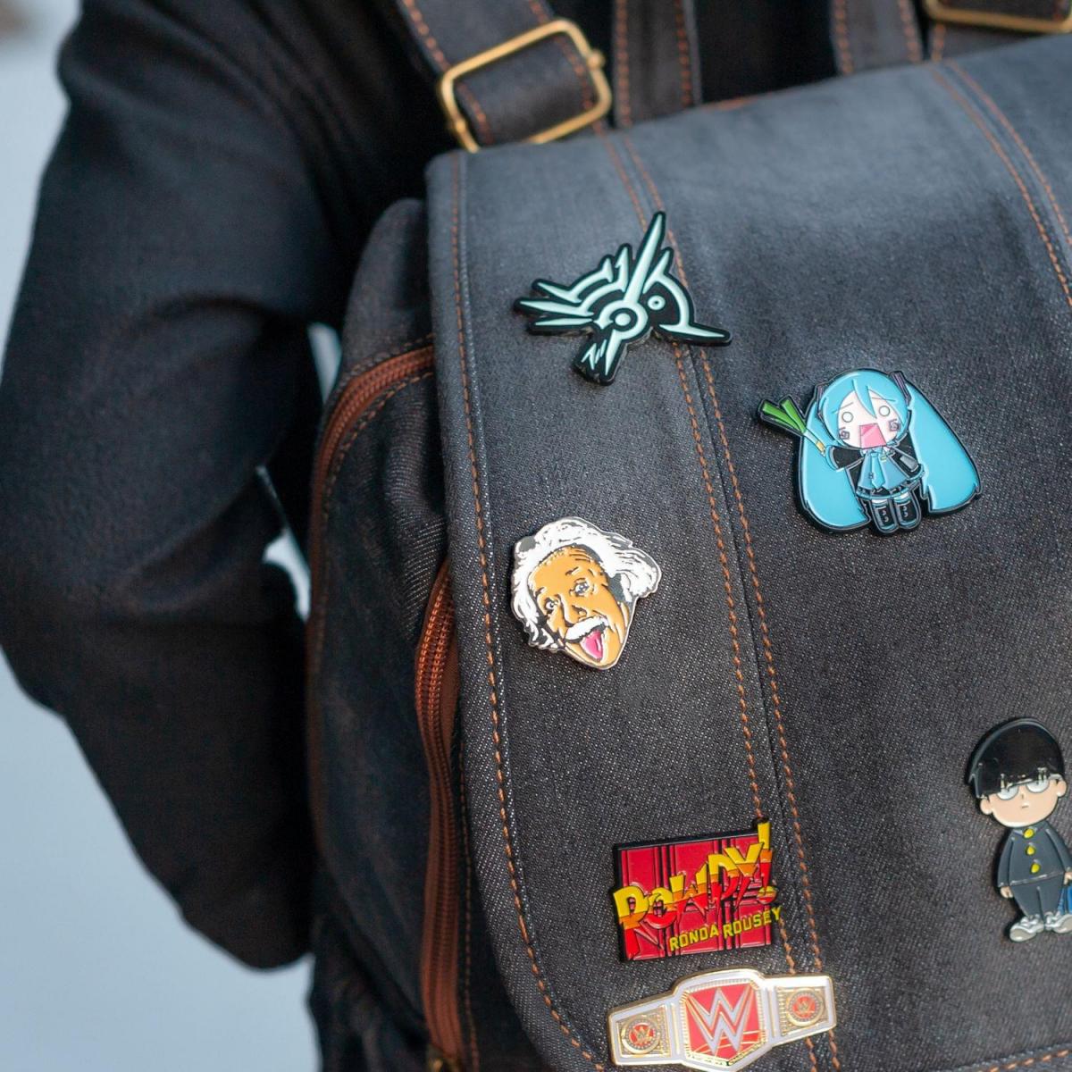 Albert Einstein Soft Enamel Collector Pin picture