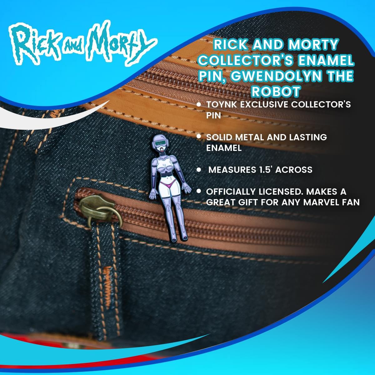 Rick and Morty Exclusive Sexy Robot Enamel Collector Pin picture