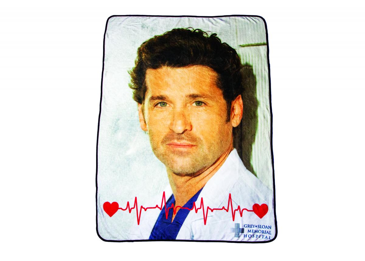 Greys Anatomy McDreamy 45 x 60 Inch Fleece Throw Blanket picture