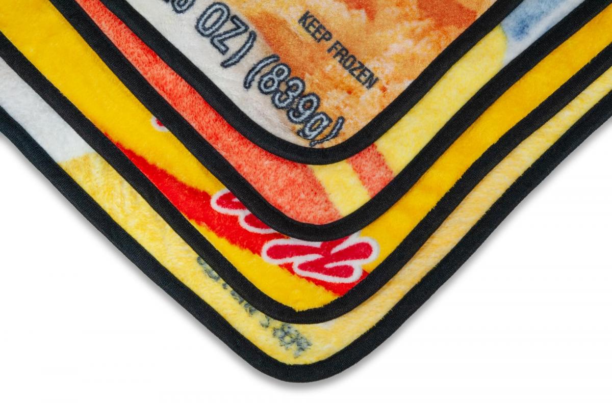 Eggo Waffle Box 45x60 Inch Fleece Throw Blanket picture