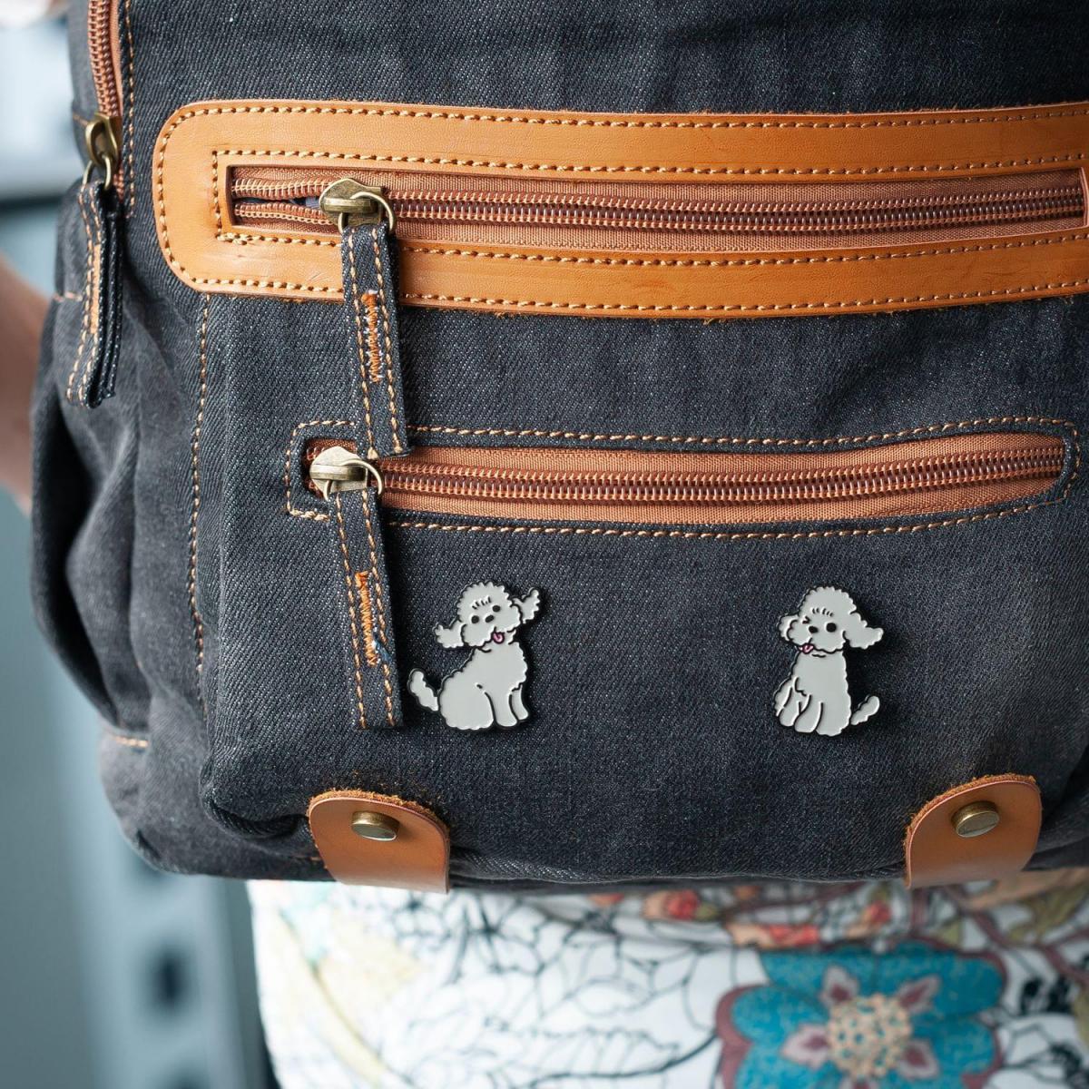 Yuri on Ice Makkachin Enamel Collector Pin Set picture
