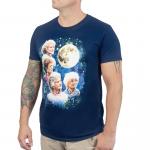 Golden Girls Super Vintage Moon Men's Navy T-Shirt - MD