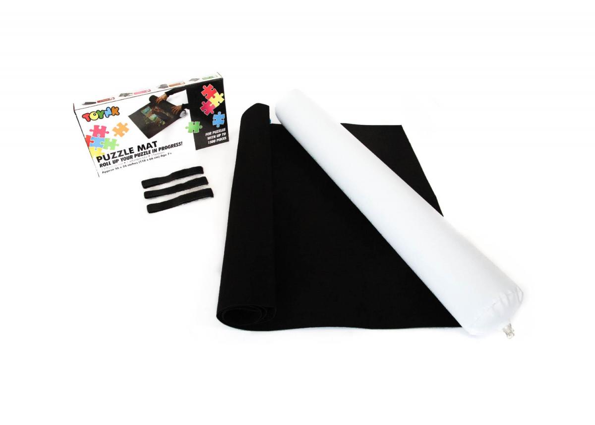 Roll Up 46x26 Inch Felt Jigsaw Puzzle Mat | Fits 1500 Pieces picture