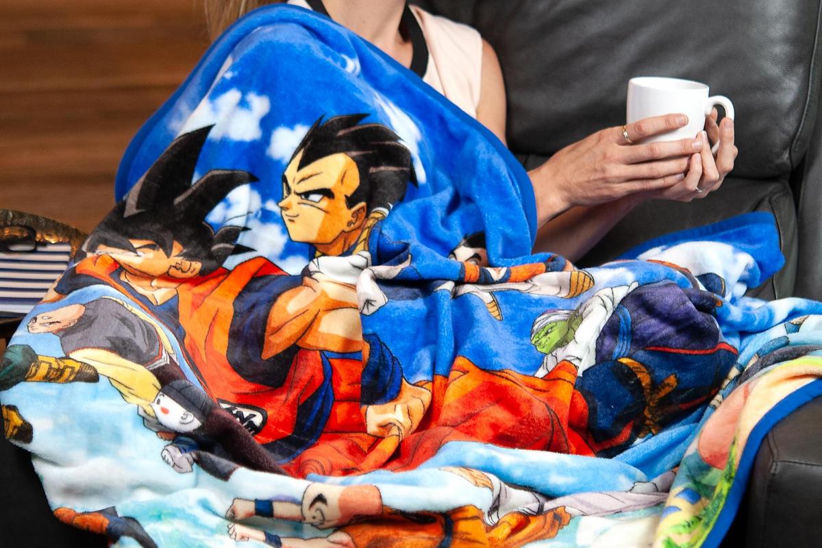 Dragon Ball Super Flying 45x60 Inch Fleece Throw Blanket picture