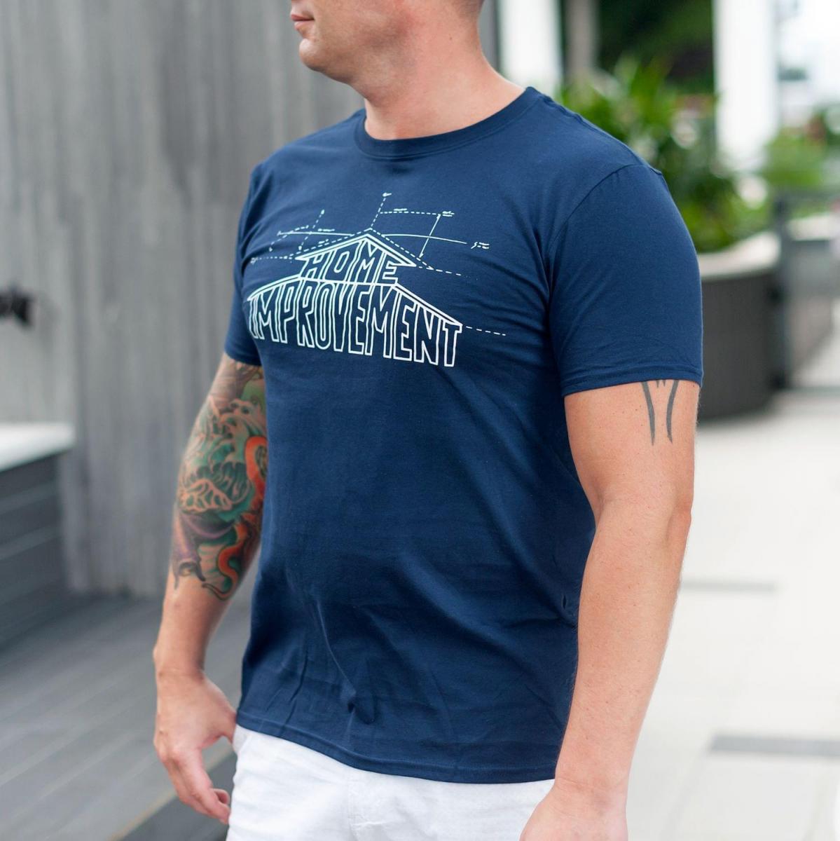 Home Improvement Logo Men's Navy T-Shirt - LG picture