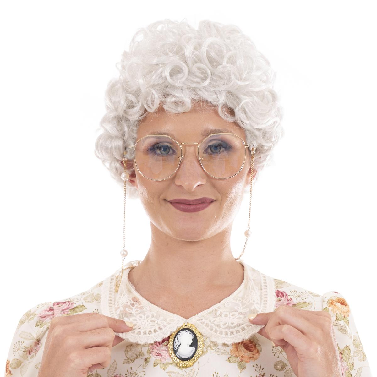 Golden Girls Sophia Adult Cosplay Costume Wig | White picture