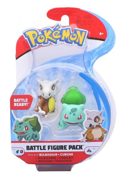 Pokemon 2 Inch Battle Figure Pack | Bulbasaur vs. Cubone picture