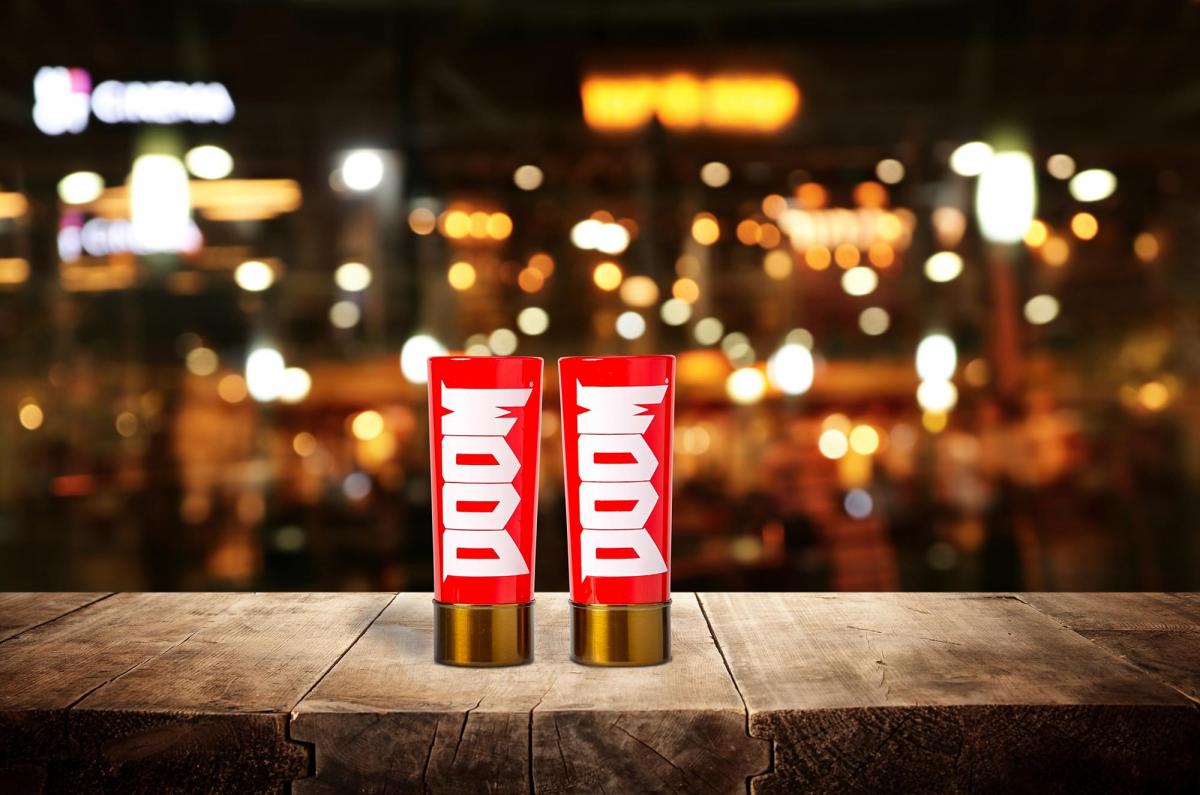 DOOM Shotgun Shell 2oz Shot Glasses | Set of 2 picture