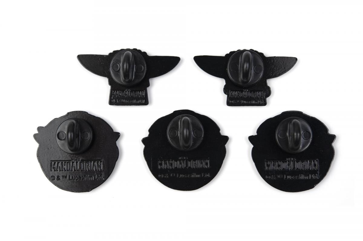 Star Wars The Mandalorian The Child 5 Piece Enamel Pin Set picture