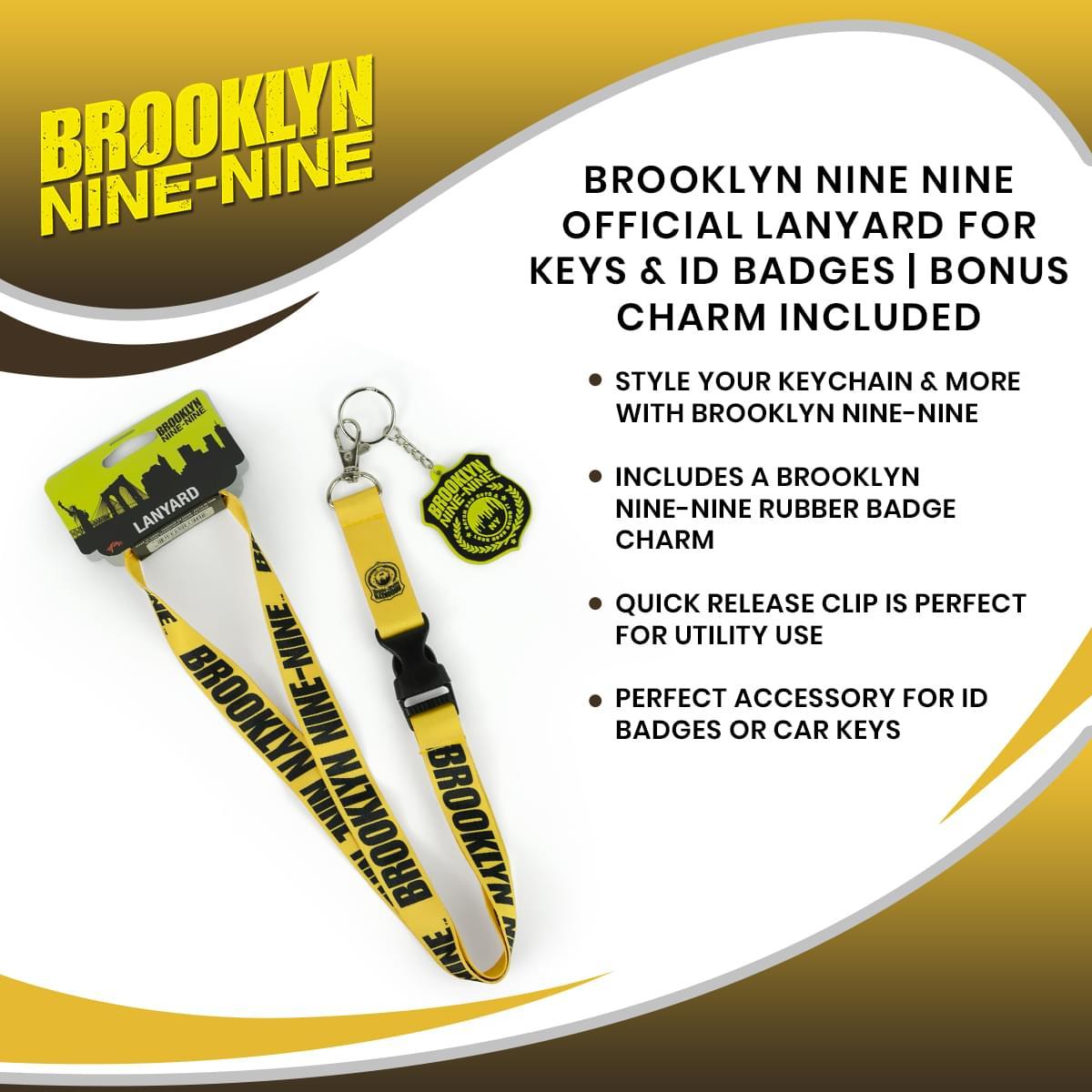 Brooklyn Nine Nine Lanyard with Badge Charm picture