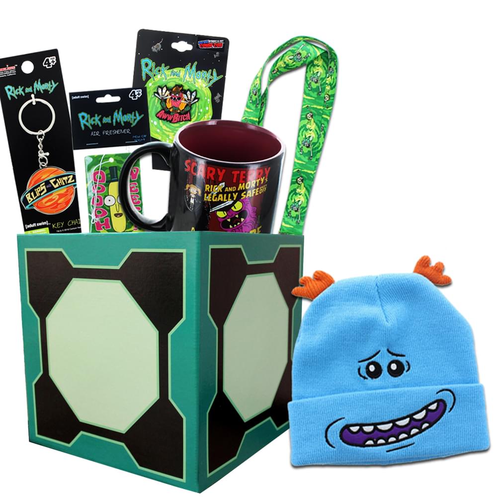 Rick and Morty Box with Embroidered Beanie - Eventeny