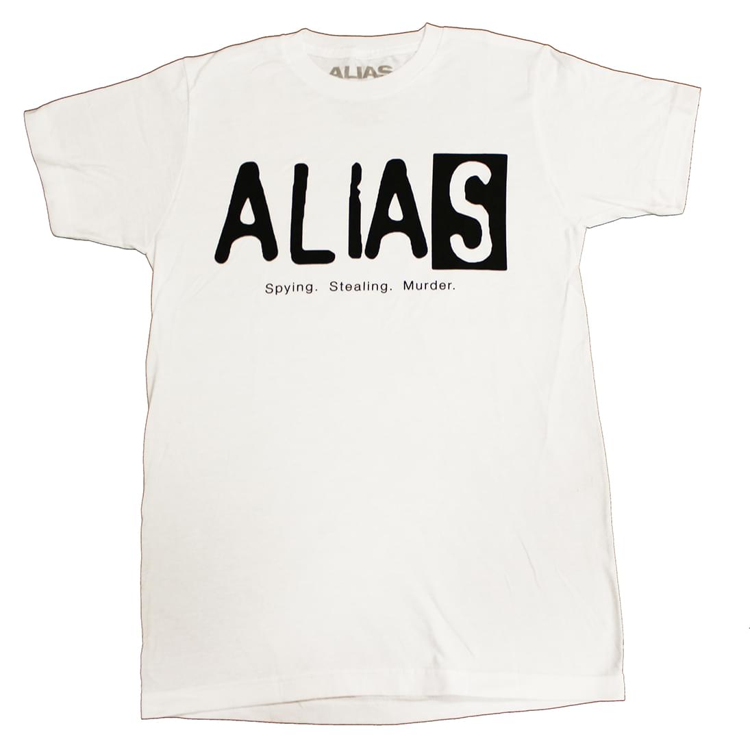 Alias Logo Men's White T-Shirt - Medium picture