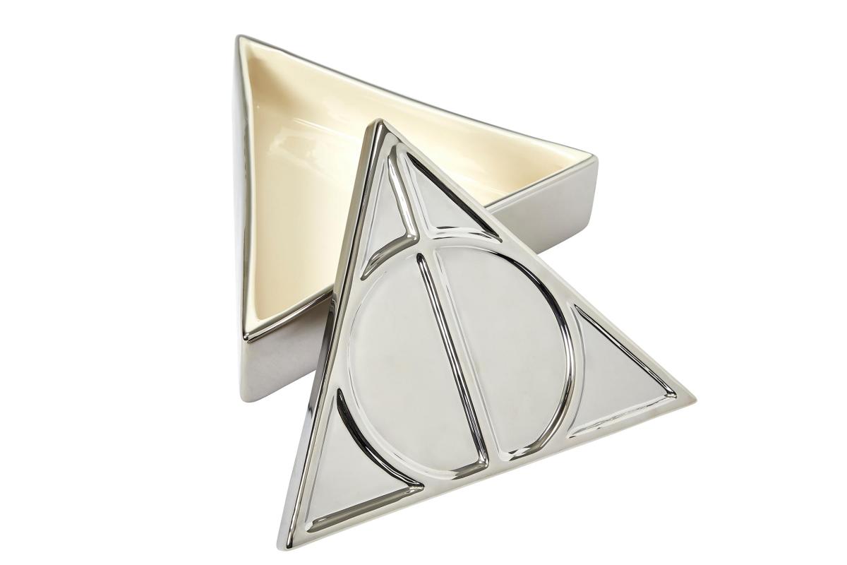 Harry Potter Deathly Hallows Silver Electroplate Storage Jar picture