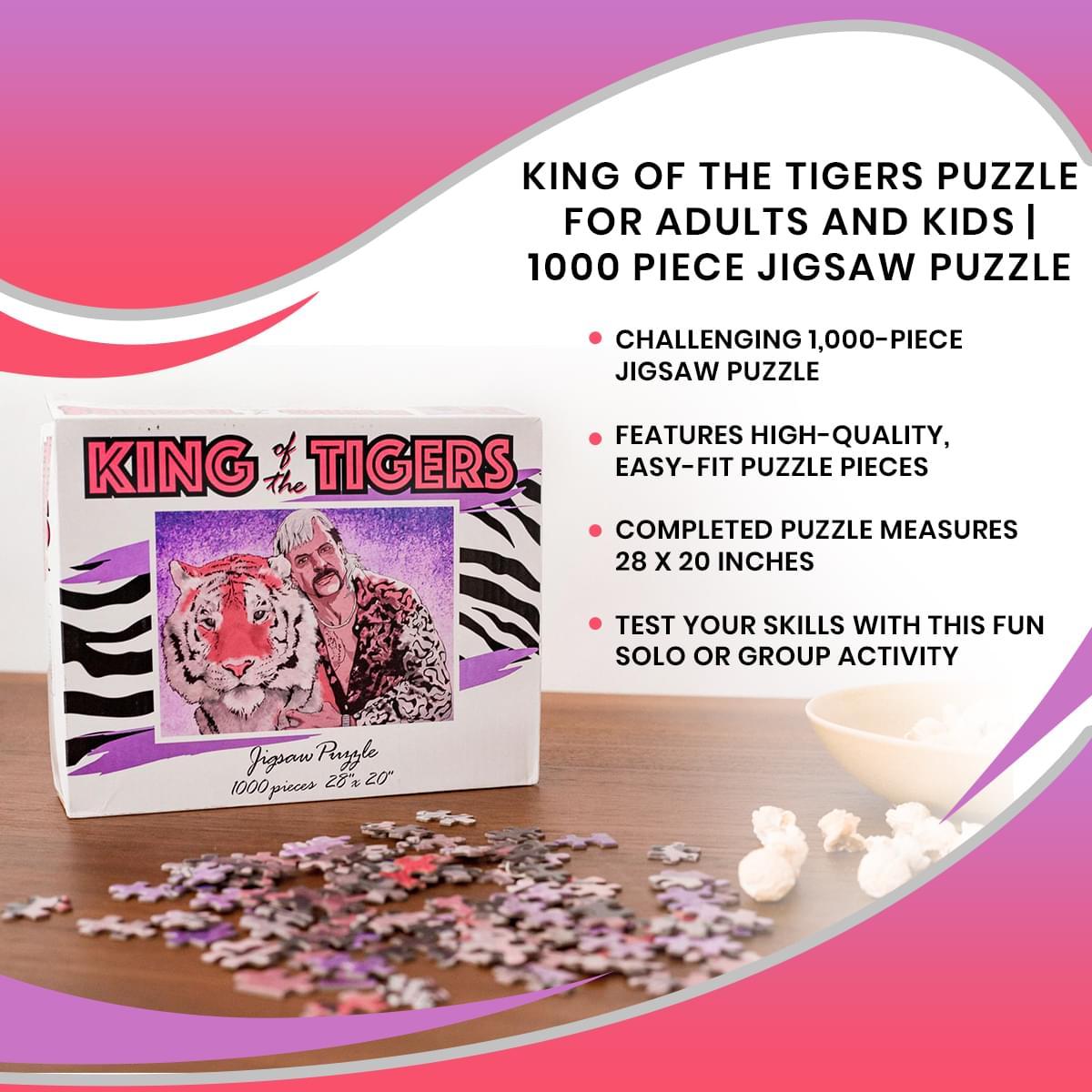 King Of The Tigers 1000 Piece Jigsaw Puzzle picture