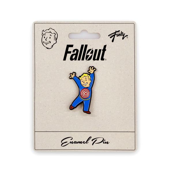 Fallout Vault Boy Moving Target Perk Exclusive Enamel Pin