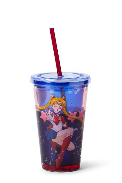Sailor Moon Confetti 16oz Carnival Cup w/ Lid & Straw