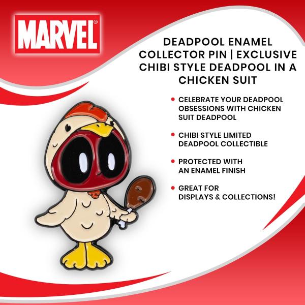 Deadpool Chibi Chicken Suit Exclusive Enamel Collector Pin picture