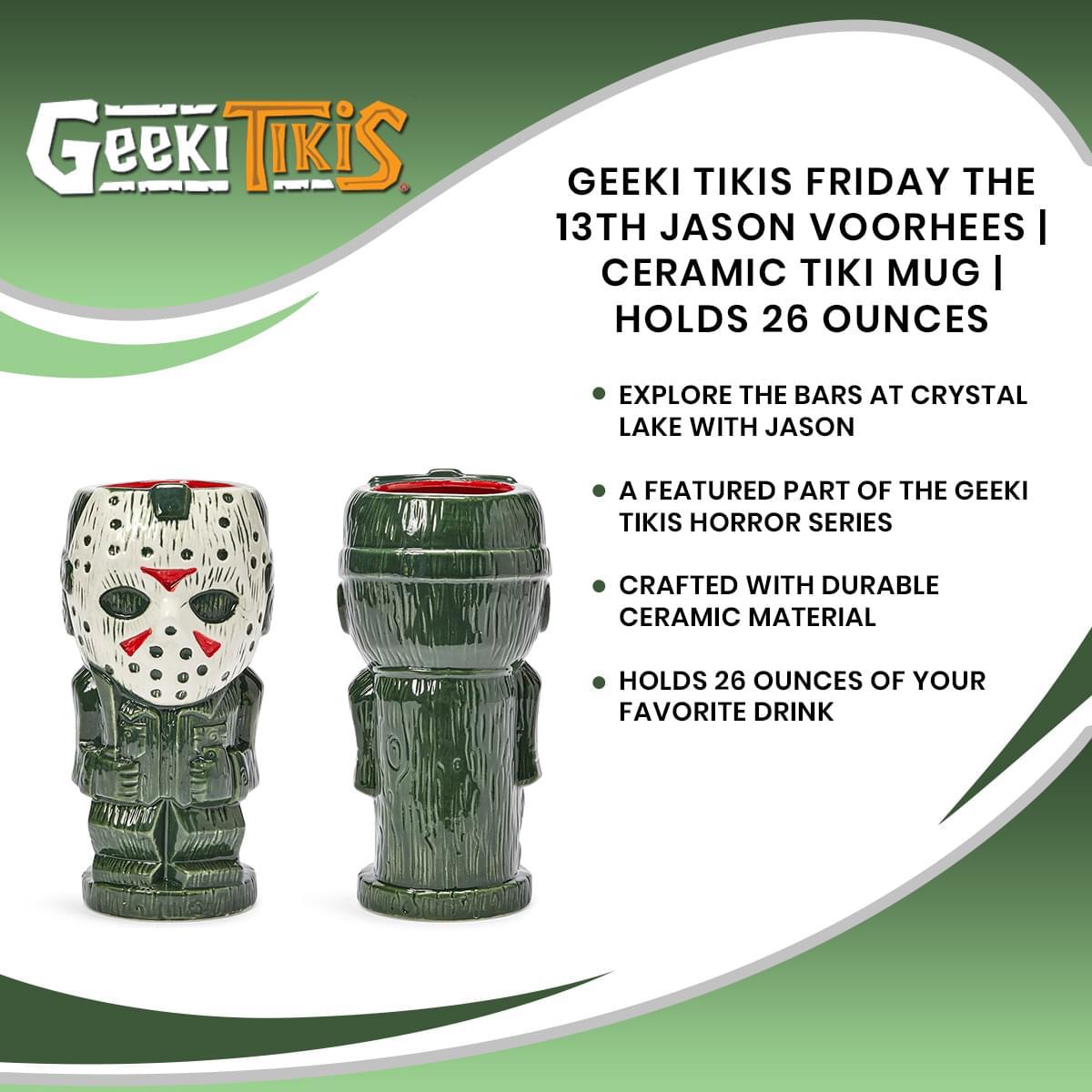 Friday the 13th Jason Voorhees 26oz Geeki Tiki Ceramic Mug picture