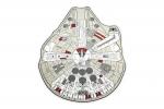 Star Wars Millennium Falcon 79 x 104 Inch Area Rug