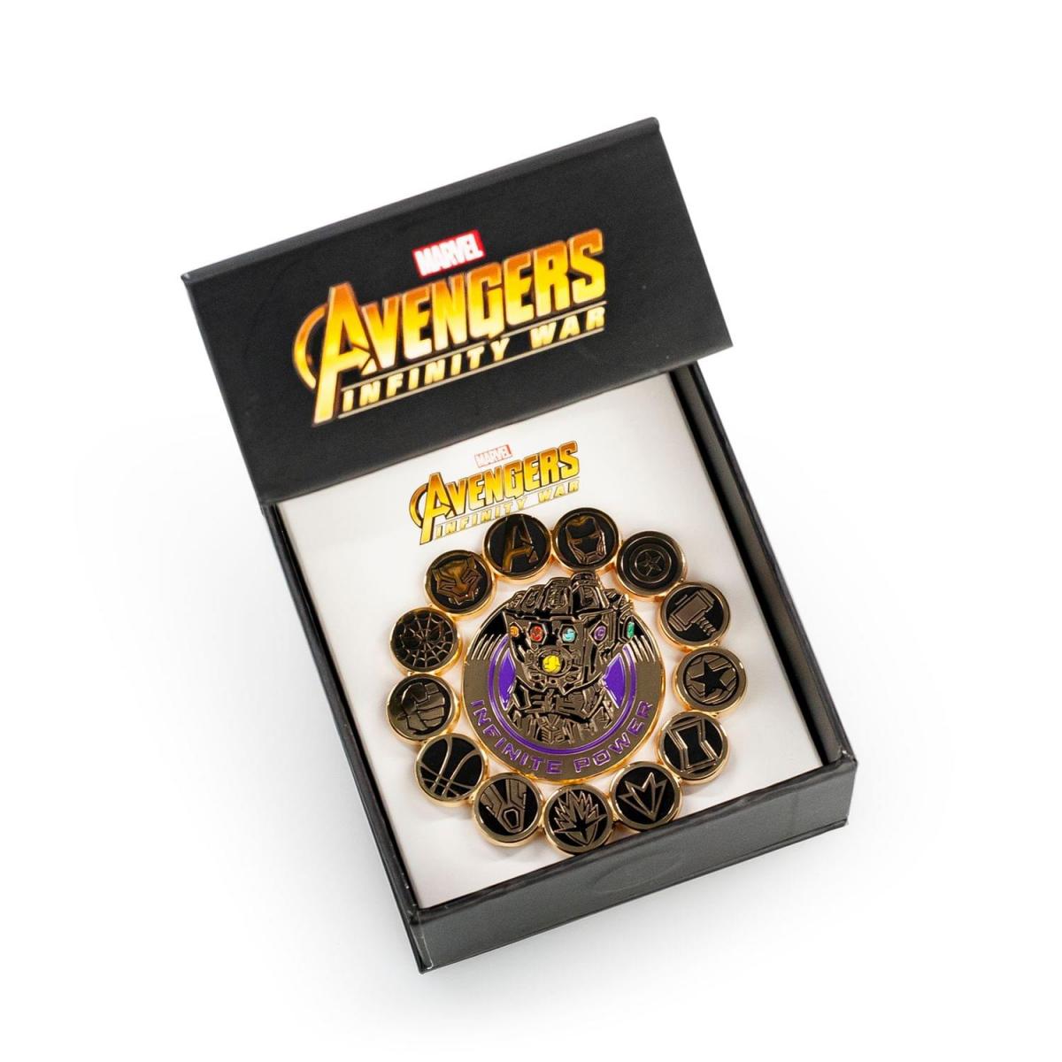 Avengers: Infinity War Enamel Pin Set: Gauntlet & Avengers picture