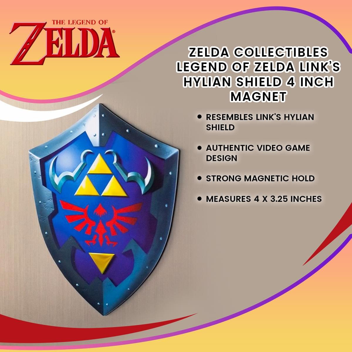 The Legend of Zelda 4-Inch Link's Hylian Shield Magnet picture