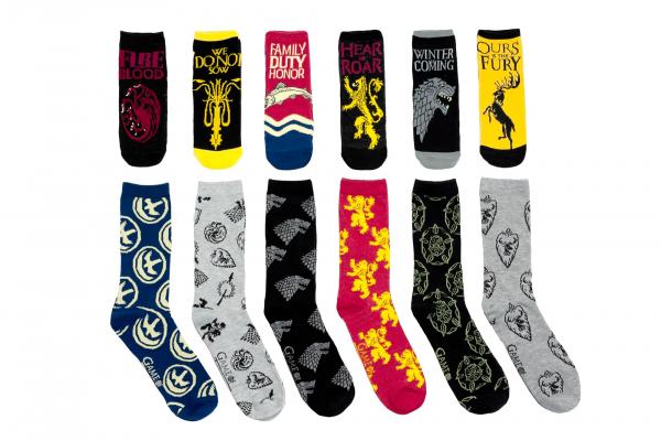 Game of Thrones Men's 12 Days of Socks Gift Set picture