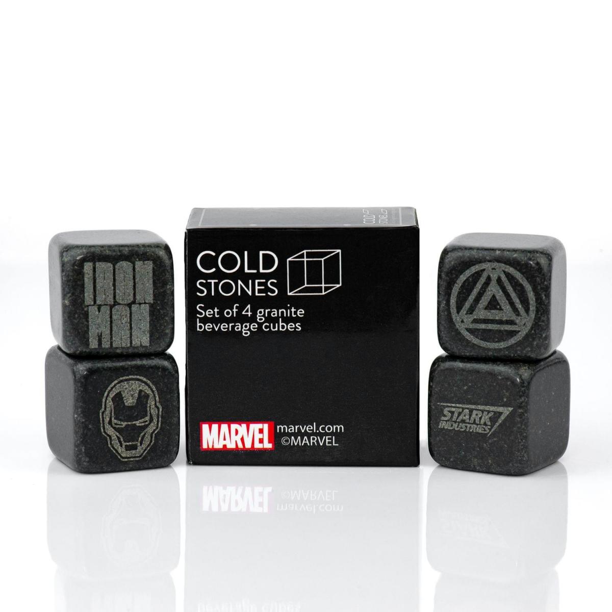 Marvel Iron Man Cold Stones, Set of 4 Granite Beverage Cubes picture