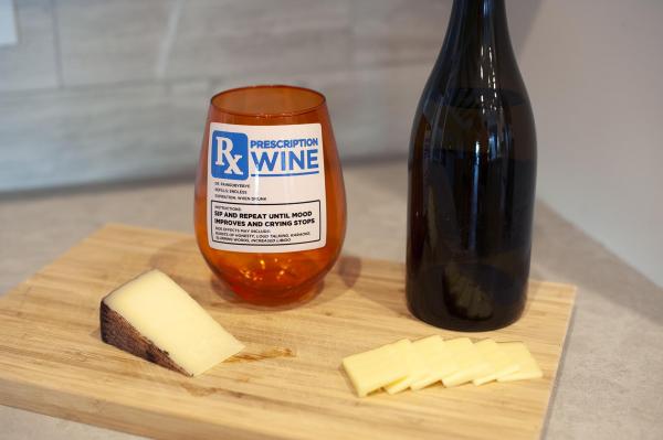 Rx Prescription Wine 30oz Stemless Wine Glass picture